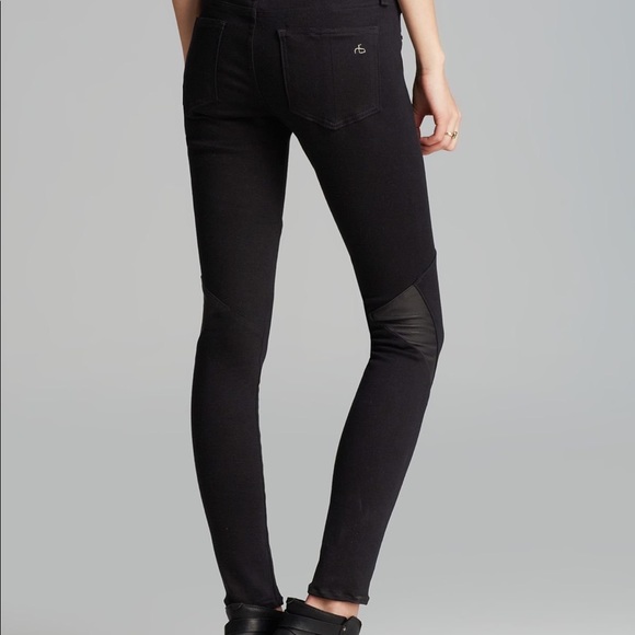 [Rag & Bone] Labyrinth Leather Jean Skinny - Picture 2 of 7